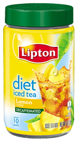 DECAFFEINATED DIET LEMON ICED TEA