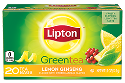 LEMON GINSENG GREEN TEA